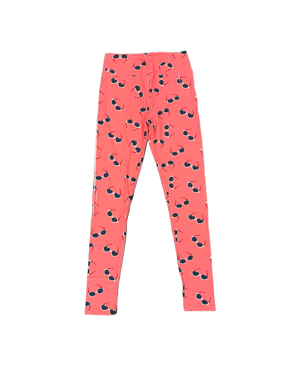 Lularoe Pink and Heart Shades Leggings