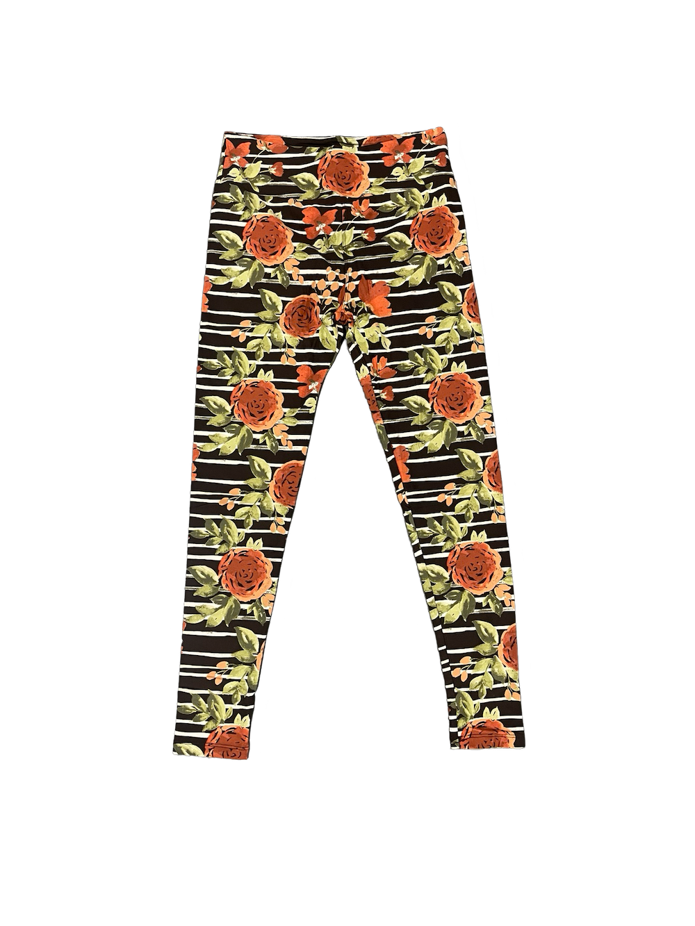 Lularoe Red Rose Leggings