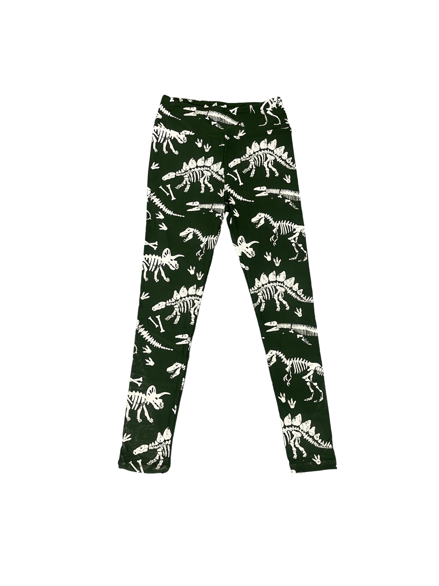 Lularoe Green and T Rex Leggings