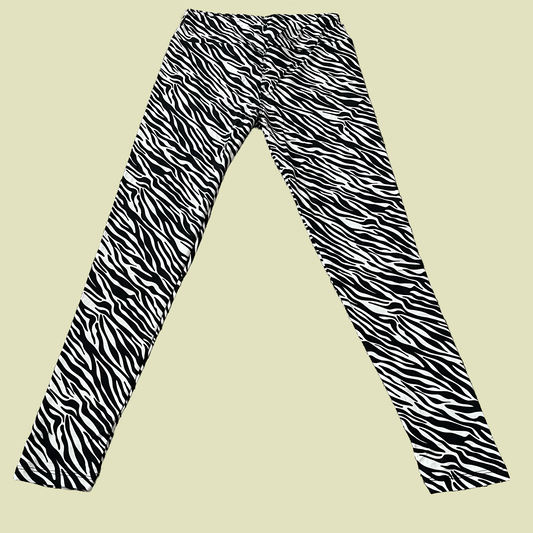 Lularoe Black and White Zebra Leggings