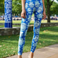 Lularoe Light Blue Bandana Print Leggings