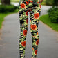 Lularoe Red Rose Leggings