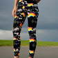Lularoe Black and Rainbow Leggings