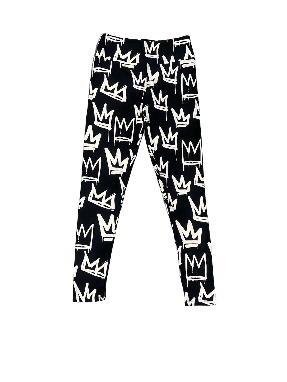 Lularoe Black and White Drip Leggings