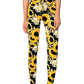 Lularoe Orange and Sunflowers Leggings